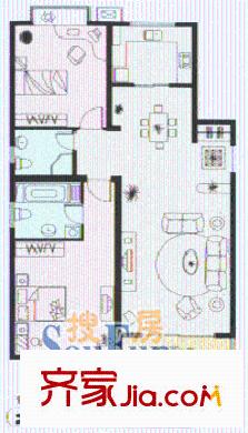 上海 德福苑 户型图