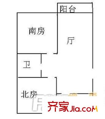 西鎮(zhèn)小區(qū)(浦東)戶型圖西鎮(zhèn)小區(qū)(浦東) 2室 戶型圖 2室1廳1衛(wèi)