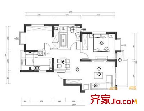 西鎮(zhèn)小區(qū)(浦東)戶型圖上海 西鎮(zhèn)小區(qū)（浦東） 戶型圖 2室1廳1衛(wèi)1廚