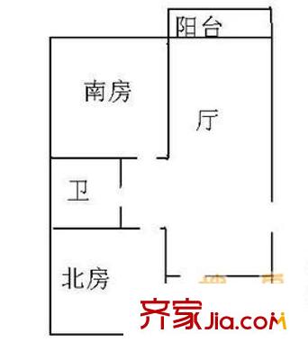 西鎮(zhèn)小區(qū)(浦東)戶型圖上海 西鎮(zhèn)小區(qū)（浦東） 戶型圖 2室1廳1衛(wèi)1廚