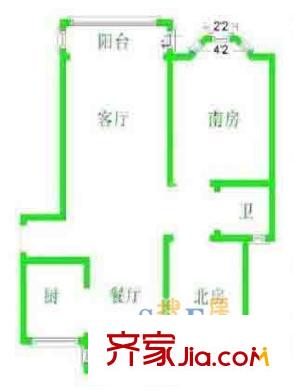 上海 嘉福坊 户型图
