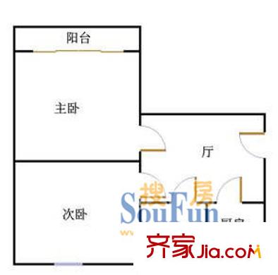 浦東大道2511弄小區(qū)戶型圖上海 浦東大道2511弄 戶型圖 2室1廳1衛(wèi)1廚