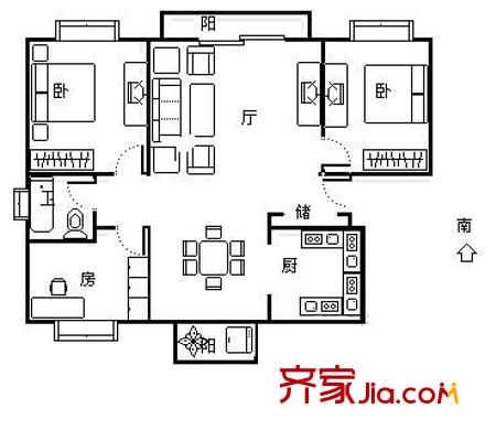 上海 匯佳苑 戶型圖