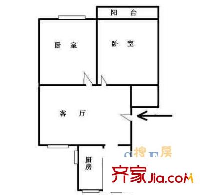 上海 東陸新村九街坊 戶型圖