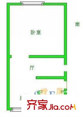 丽园路710弄小区户型图户型图 1室1厅1卫1厨