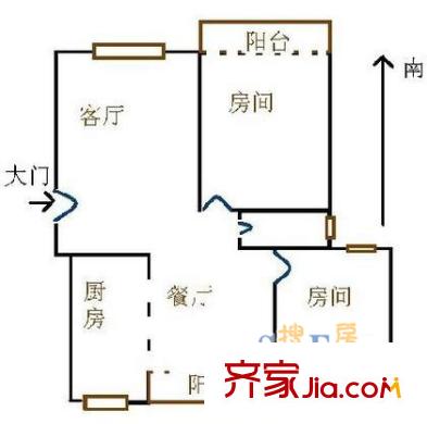 虹口玫瑰苑 户型图