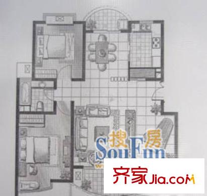 上海 上南春天苑 戶型圖