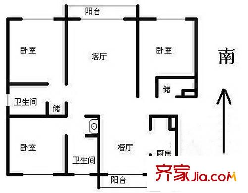 上海 盛逸公寓 戶型圖