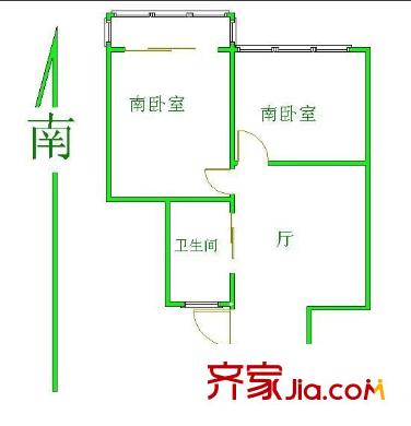 齊八小區(qū) 0室 戶型圖