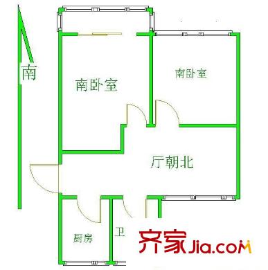 齊八小區(qū) 0室 戶型圖
