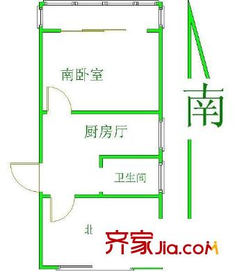齊八小區(qū) 0室 戶型圖