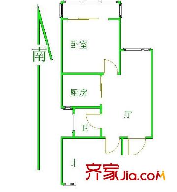 齊八小區(qū) 0室 戶型圖