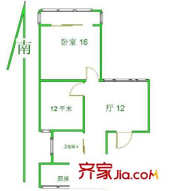 齊八小區(qū) 0室 戶型圖