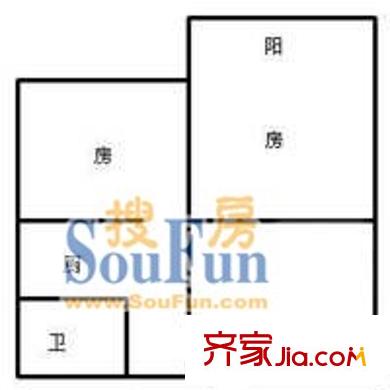 武宁路200弄小区户型图武宁路200弄 户型图 2室1厅1卫1厨