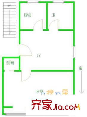金橋路530弄小區(qū)戶型圖上海 金橋路530弄 戶型圖 1室1廳1衛(wèi)1廚
