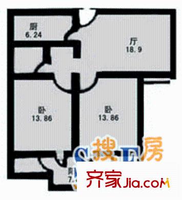 上海 住友公寓 戶型圖