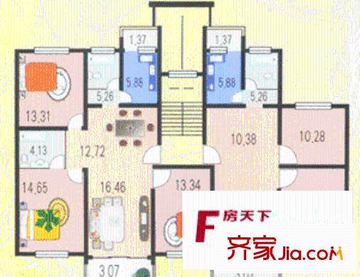 東靖苑 戶(hù)型圖
