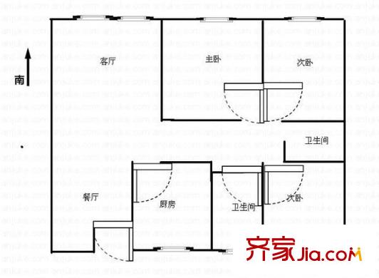 新舒苑 3室 戶型圖