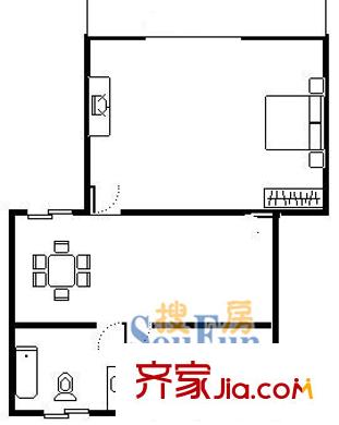 沈家弄路946弄小區(qū)戶型圖上海 沈家弄路946弄1室 戶型圖 1室1廳1衛(wèi)1廚