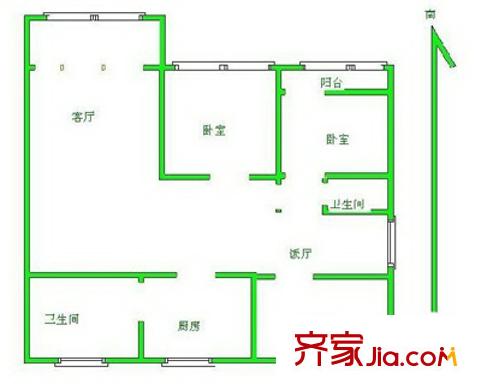 上海 梅花苑 戶型圖
