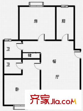 上海 建德坊 户型图