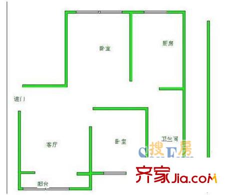 上海 梅花苑 戶型圖