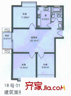 上海 建德坊 户型图