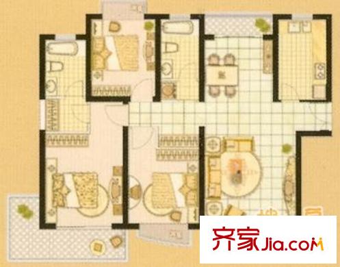 上海 建德坊 户型图