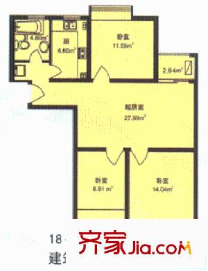 上海 建德坊 户型图