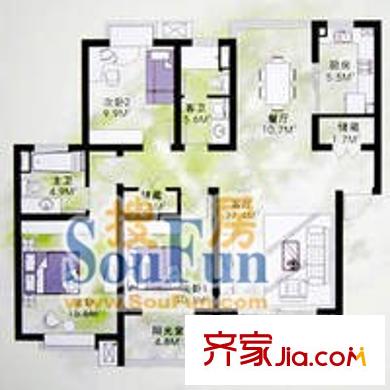 上海 皇宮半島 戶型圖