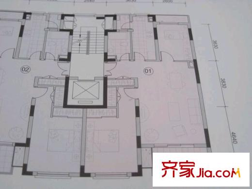 金橋新城四期金舍苑戶型圖戶型圖 4室1廳1衛(wèi)1廚