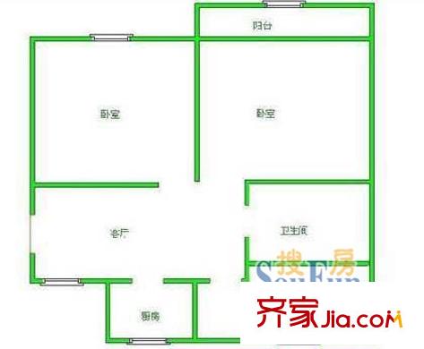 北中路280弄小區(qū)戶型圖上海 北中路280弄 戶型圖 3室1廳1衛(wèi)1廚