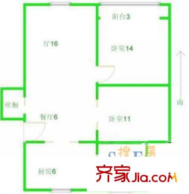 上海 橋畔小區(qū) 戶型圖