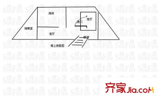 龍澤家園 3室 戶型圖