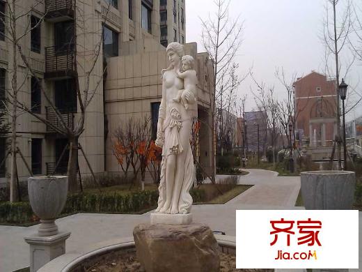 蓝爵公馆小区景观 2013.4