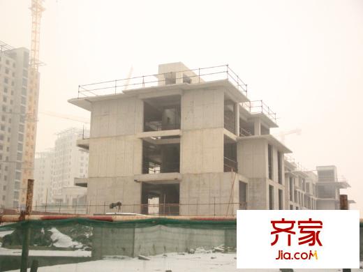 万年生态城・园博府工地实景2013.1