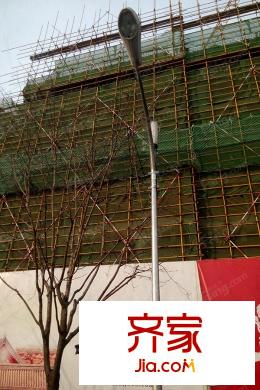 中海枫丹公馆施工现场2015.4