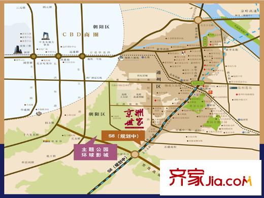 京洲世家位置图