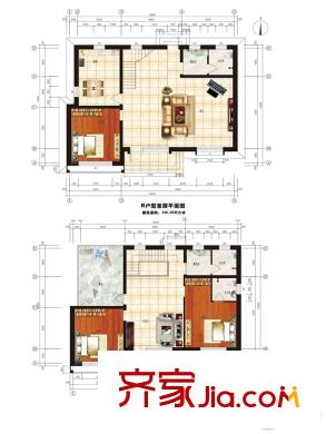 江南别院一期B户型 5室2厅5卫1厨