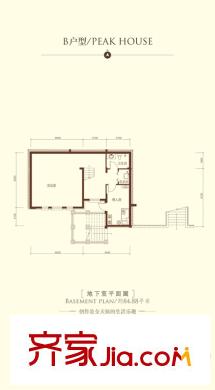 一渡新新小镇一期B-B地下室 1室1厅1卫
