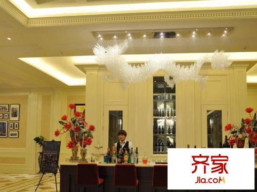K2玉平方米湾会所吧台实景2013.02