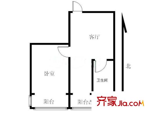 陽(yáng)安里 1室 戶(hù)型圖