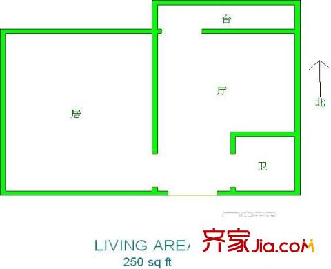 風(fēng)光里戶型圖戶型圖 1室1廳
