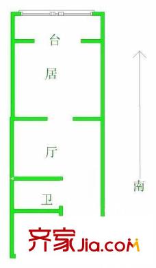 子牙里 1室 戶型圖
