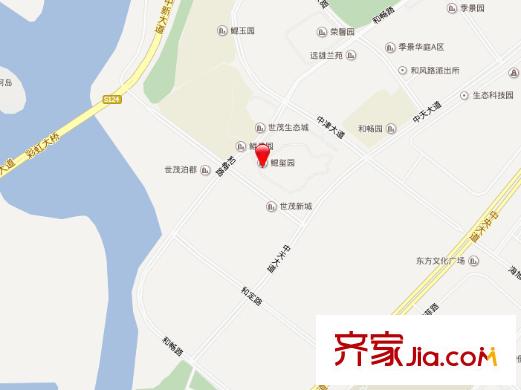 鯤璽園交通圖