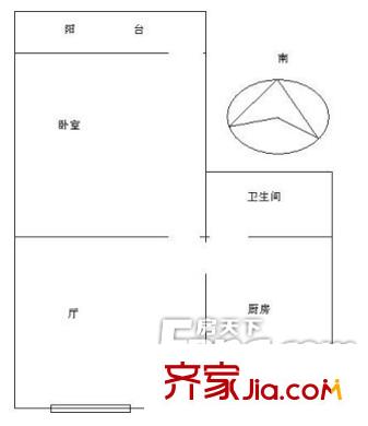 暢景家園戶型圖戶型圖 2室
