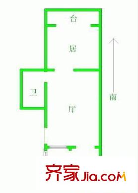 寧城樓戶型圖 戶型圖 1室1廳1衛(wèi)1廚