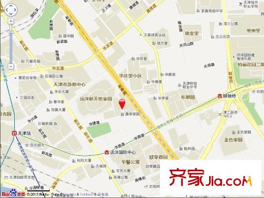 鑫泰家園交通圖