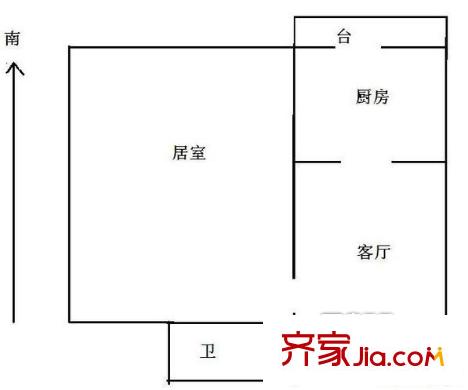 植物園東里戶型圖戶型圖 1室