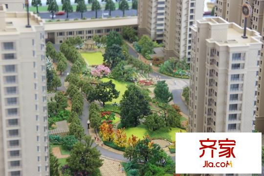 祥盛明湖灣沙盤中庭（2015-9-1）